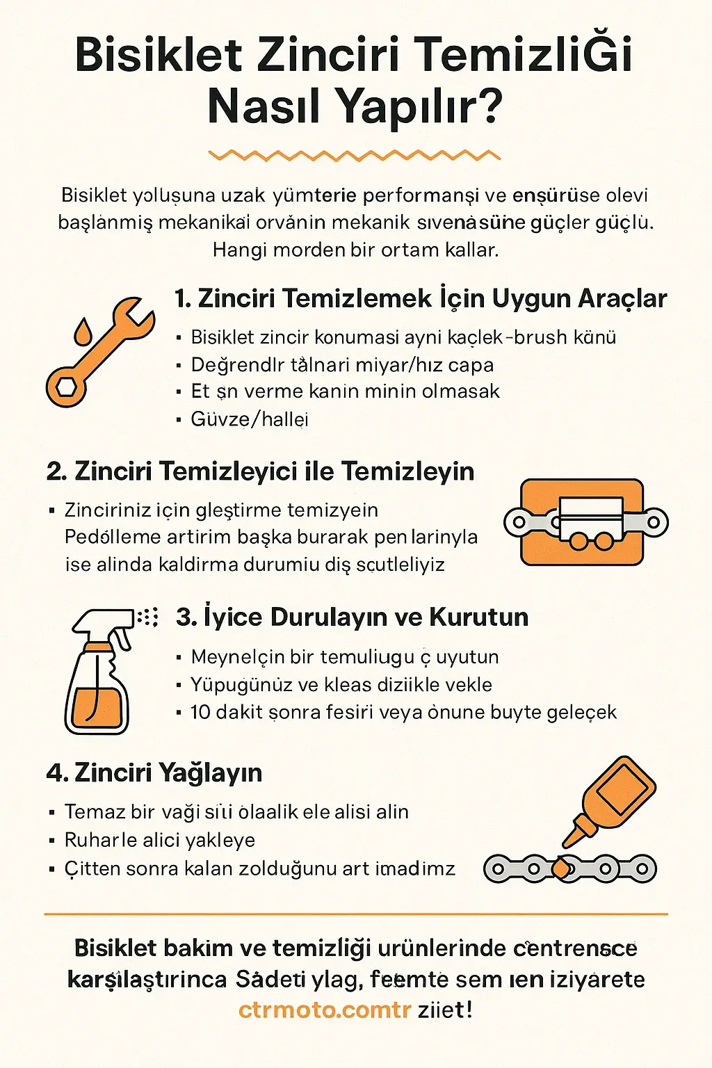 Bisiklet Zinciri Temizliği Nasıl Yapılır?